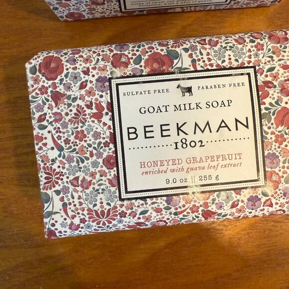 Beekman 1802 Goat 2 Milk Soap Honeyed Grapefruit 9oz Paraben & Sulfate Free - Picture 2 of 5